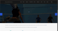 Desktop Screenshot of dorsetbadminton.com